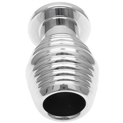 Generique Plug Tunnel en métal Thread Hollow S 6 x 4 cm